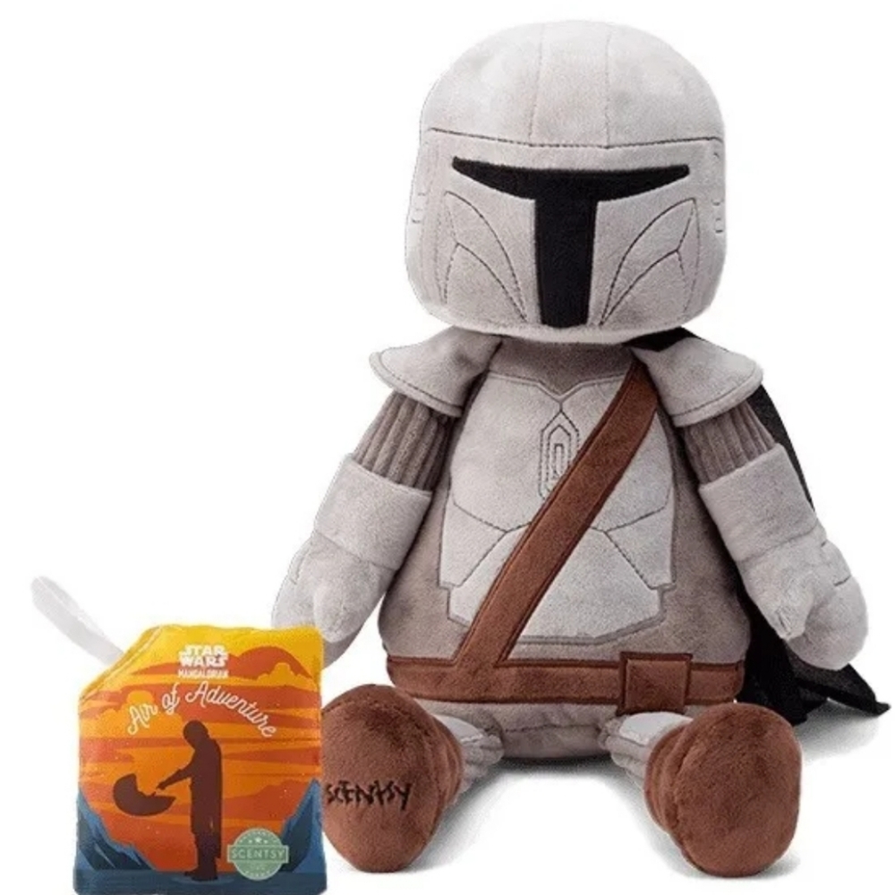 Star Wars Mandalorian Scentsy Buddy w/Scent Pak. New in Box.